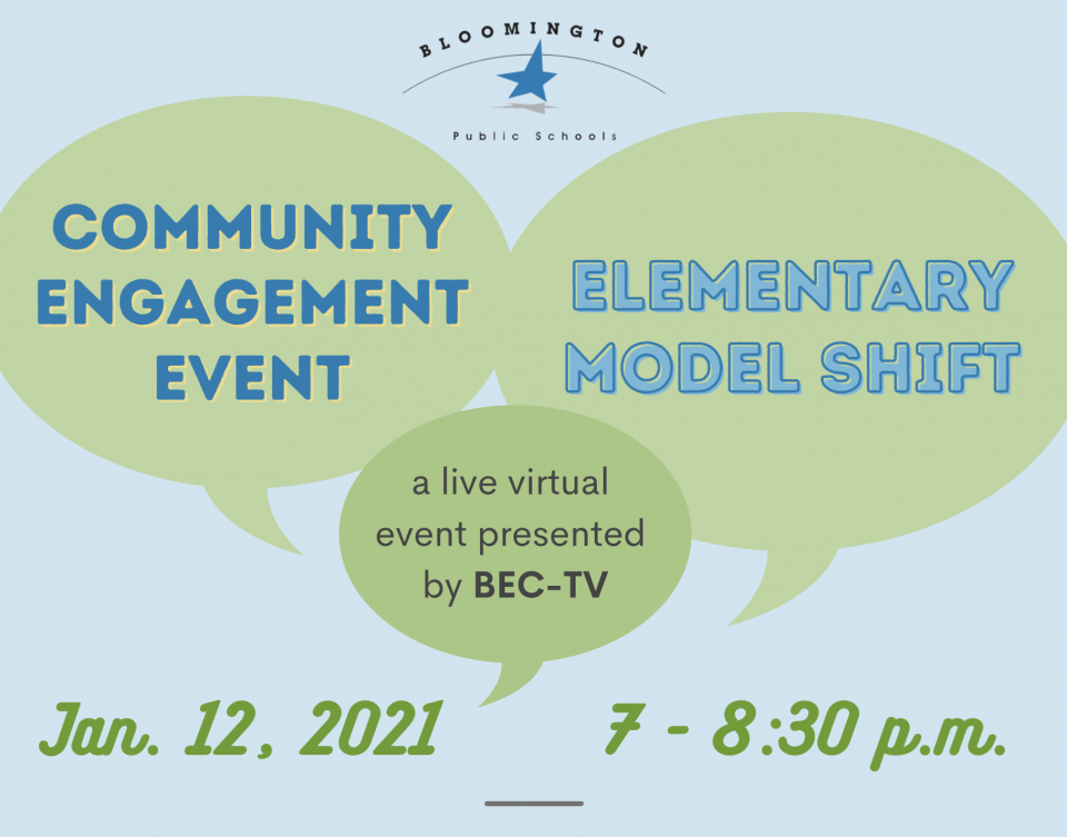 January 12 Elementary Model Shift Community Engagement Event